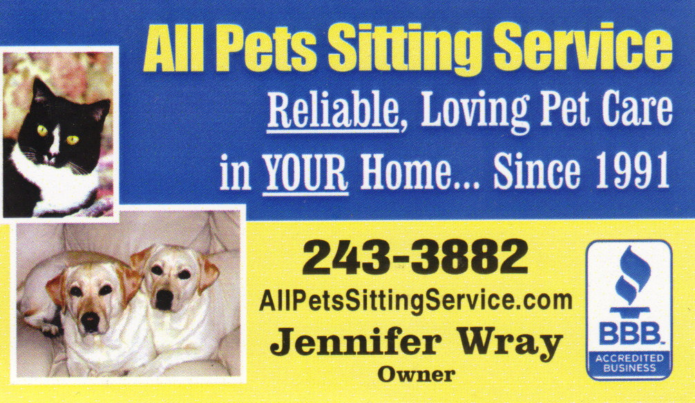 Logo for ALL PETS SITTING SVC