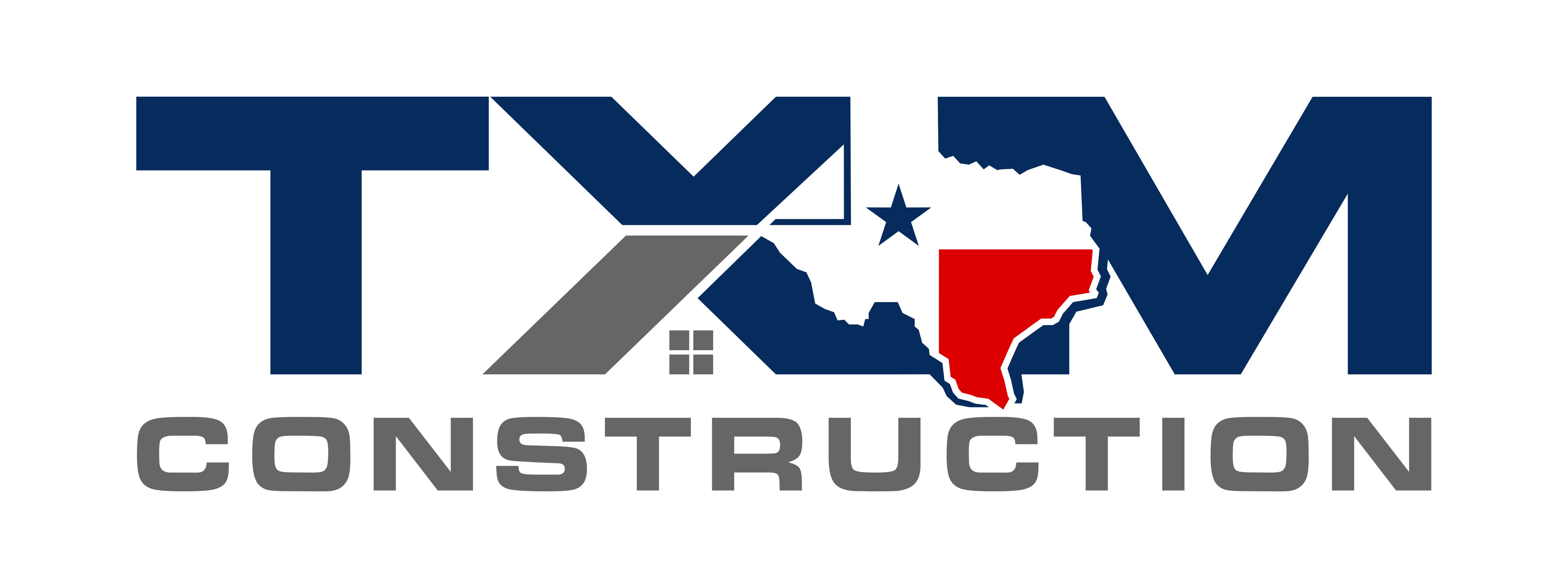 Logo for TxM Construction