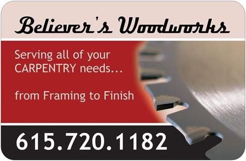 Logo for Believer's Woodworks