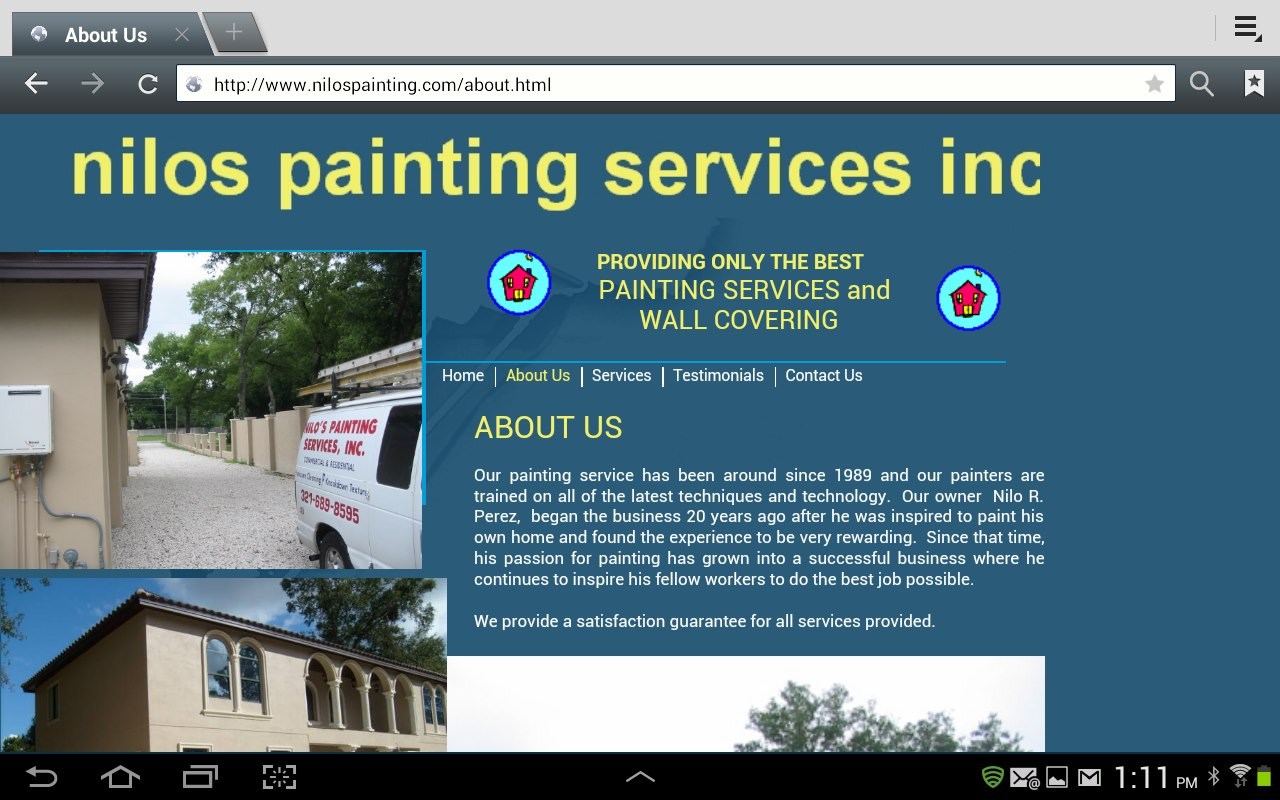 NILOS PAINTING & WATERPROOFING INC logo