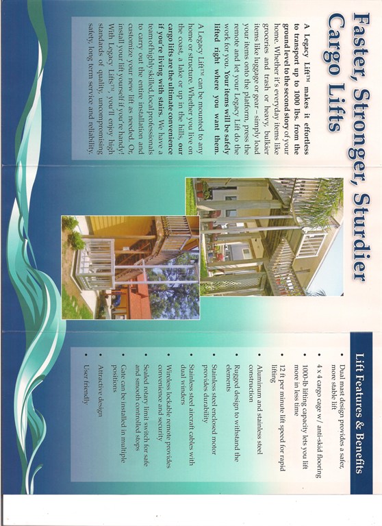 legacy lift brochure