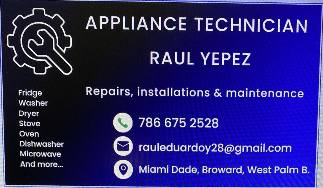 Avatar for Raul Yepez Appliance Technician 