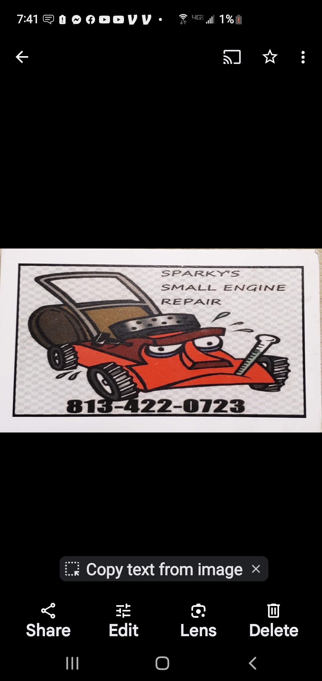 Avatar for Sparkys mobile small engine repair