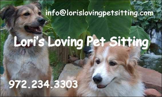 Logo for Lori's Loving Pet Sitting