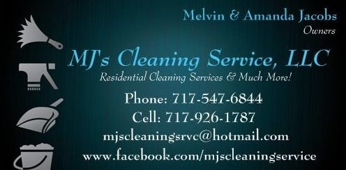 MJ's Cleaning Service logo
