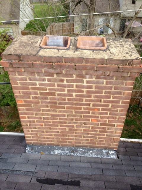 Chimney Cap Before