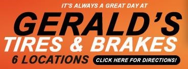 Logo for Gerald’s Tire and Brakes