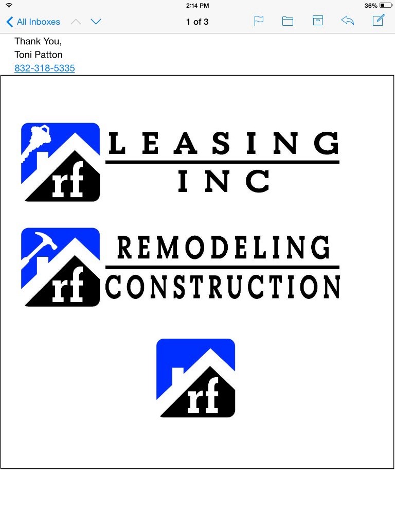 rf Remodeling & Construction logo