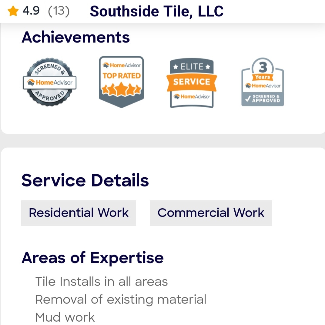 Logo for Southside Tile LLC