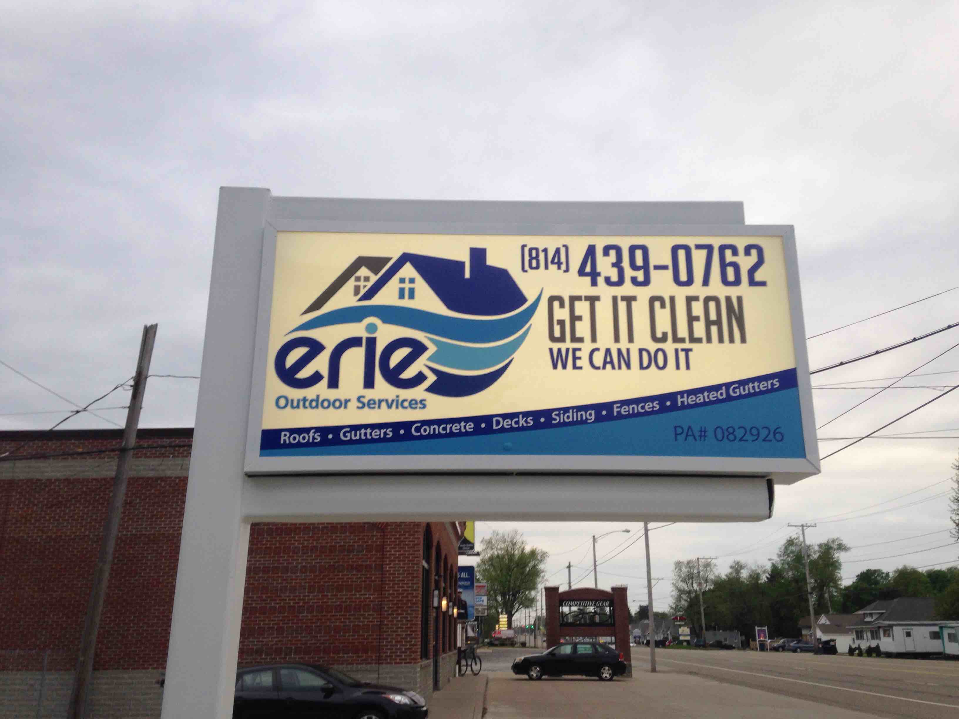 Logo for Erie Outdoor Services LLC