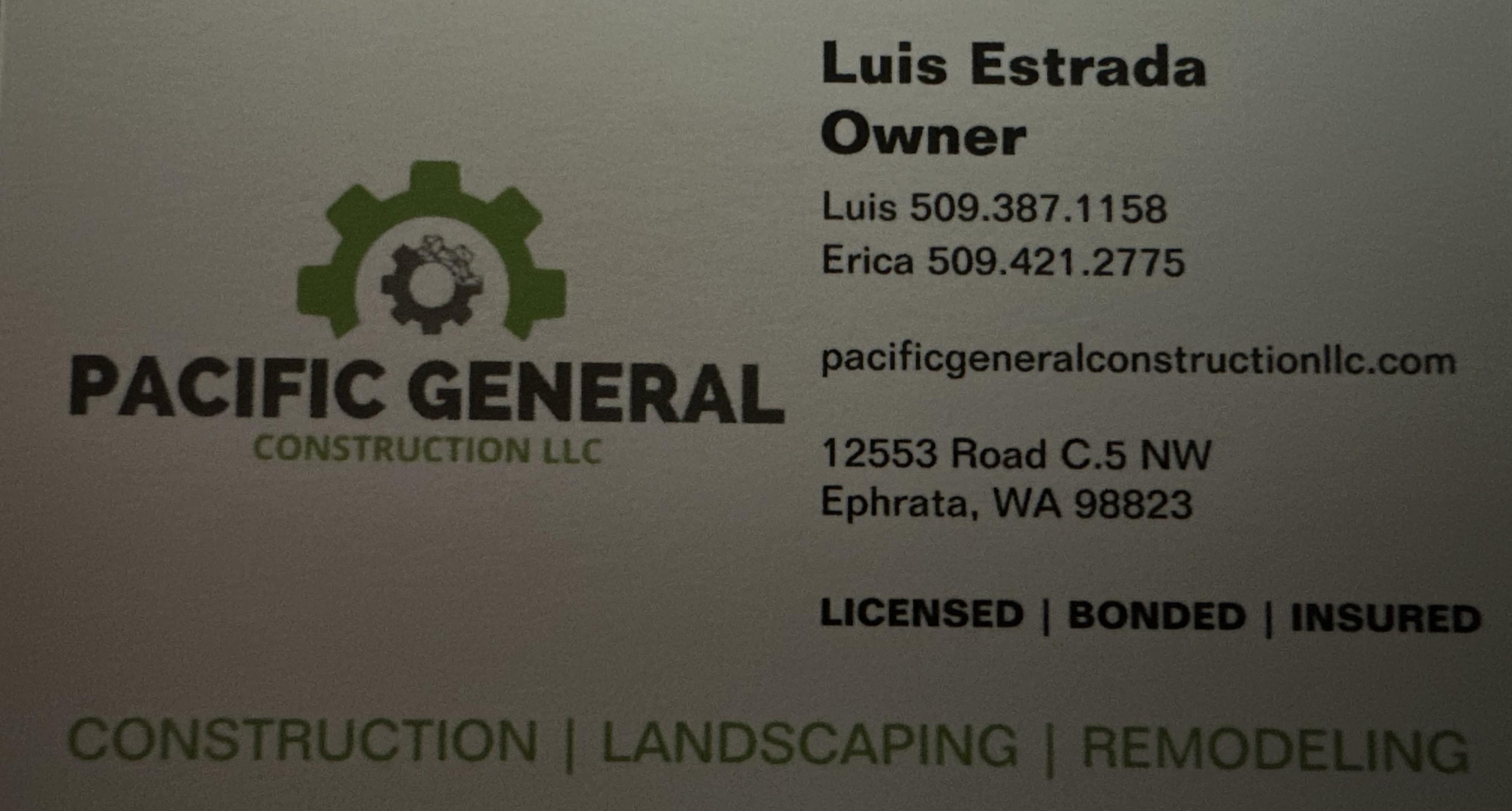 Avatar for Pacific General Construction LLC 