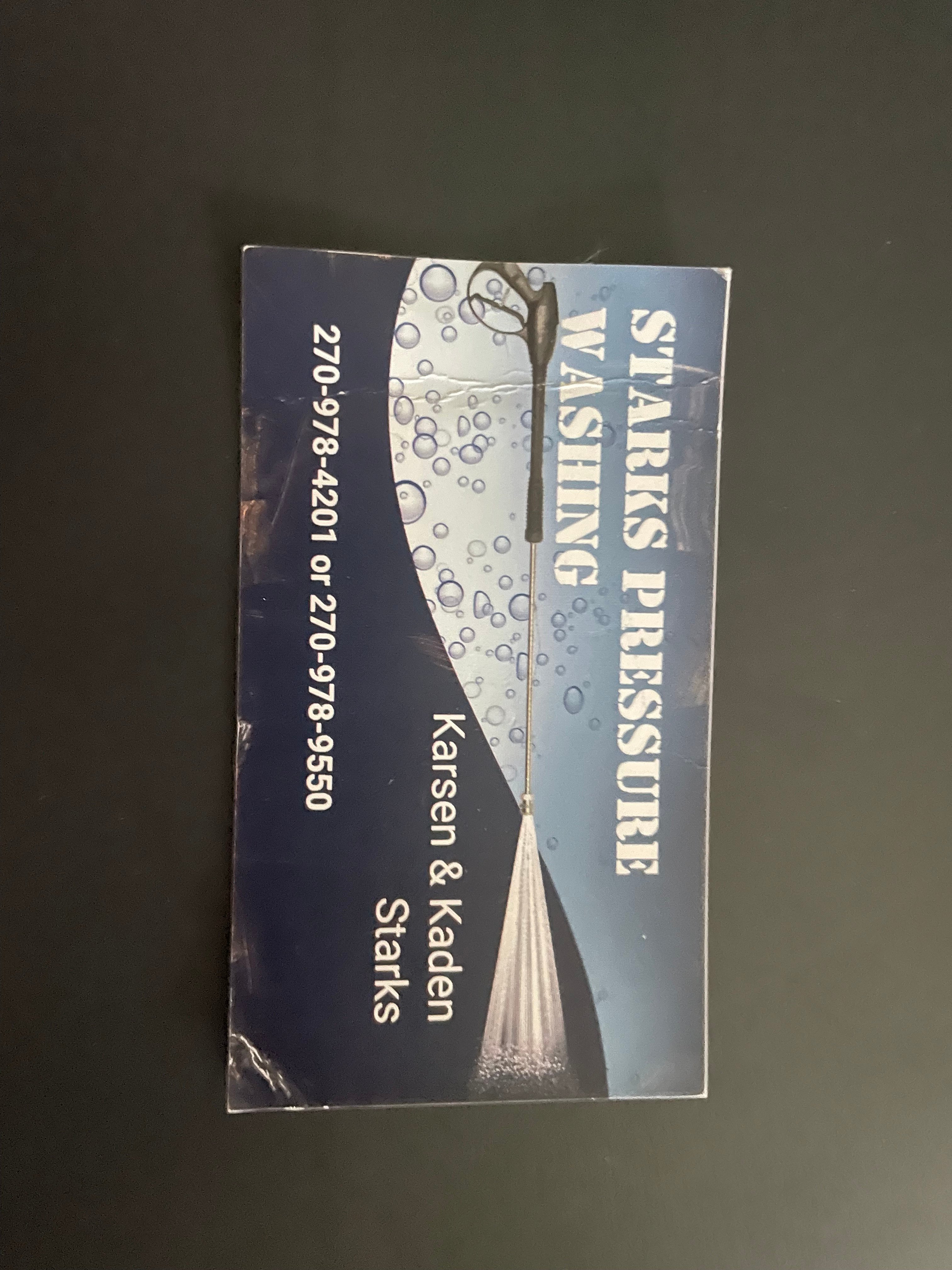 Avatar for Starks pressure washing