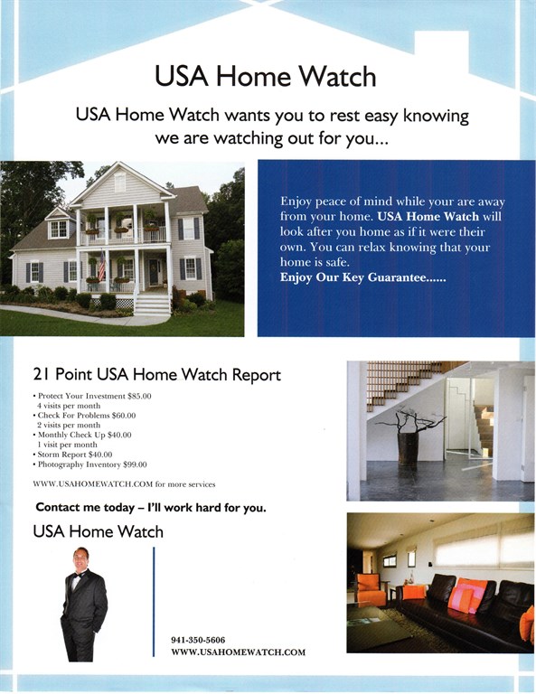 USA HOME WATCH FRONT FLYER