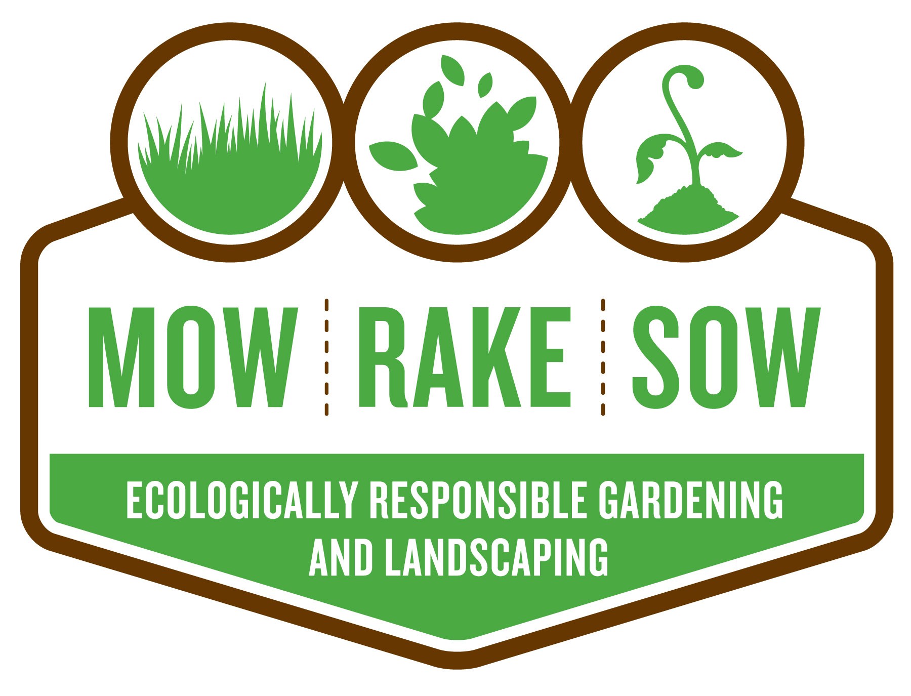 MOW RAKE SOW logo
