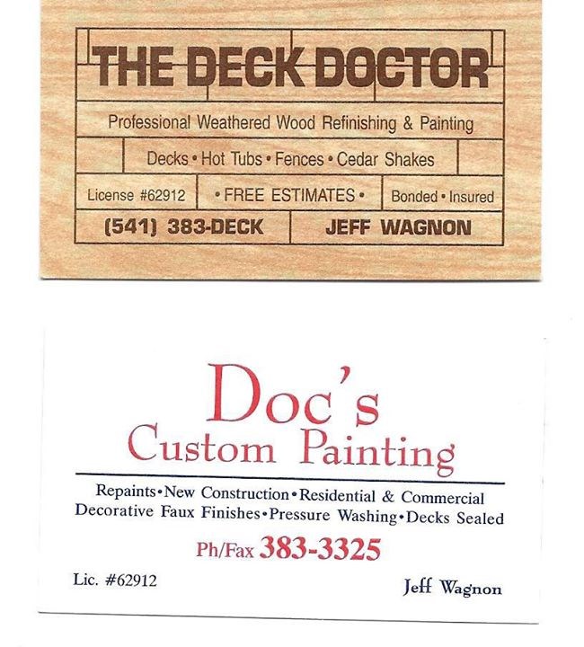 DOC'S CUSTOM PAINTING logo