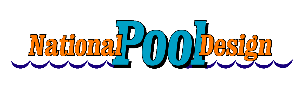 Logo for NATIONAL POOL DESIGN