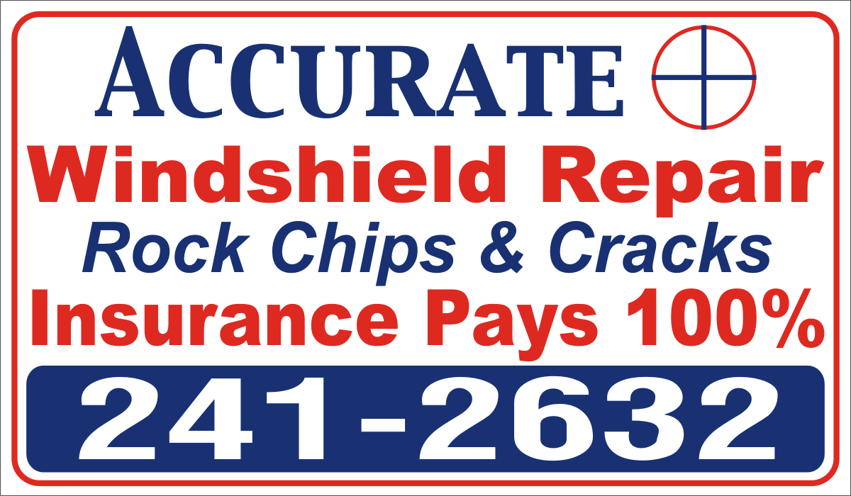 Logo for ACCURATE WINDSHIELD REPAIR