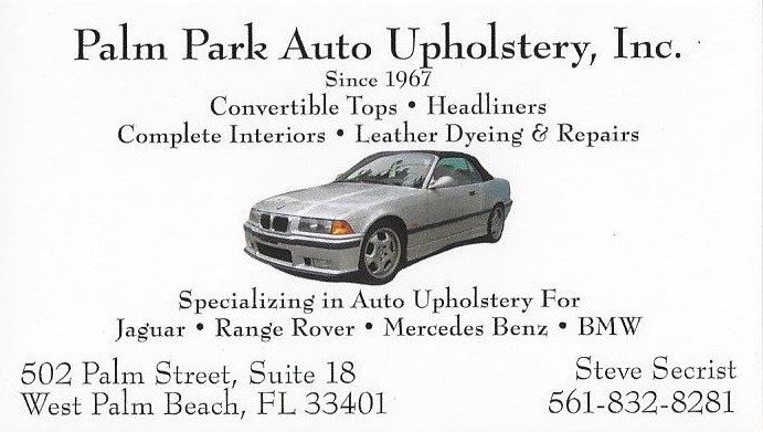 Avatar for Palm Park Auto Upholstery
