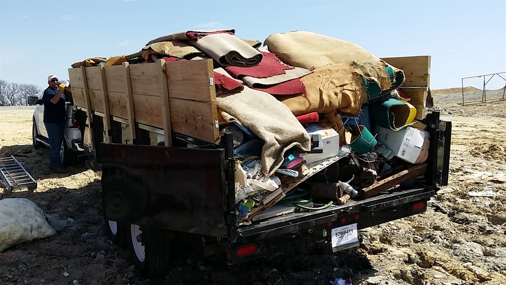 Loaded down Truck