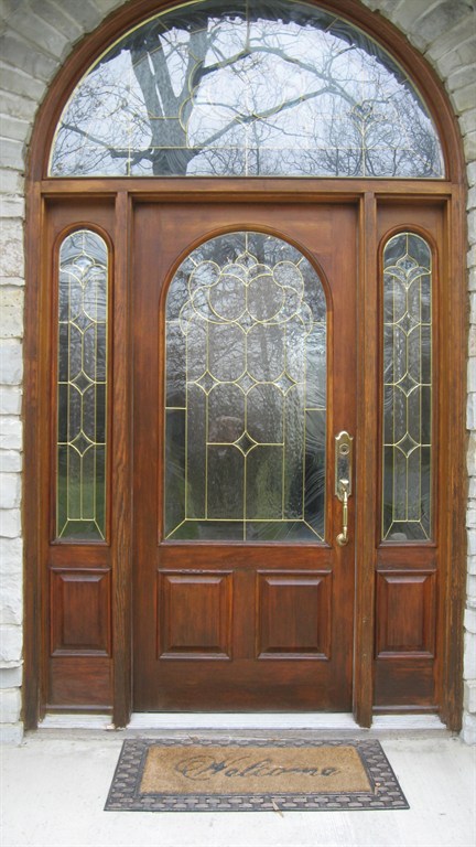 refinished door
