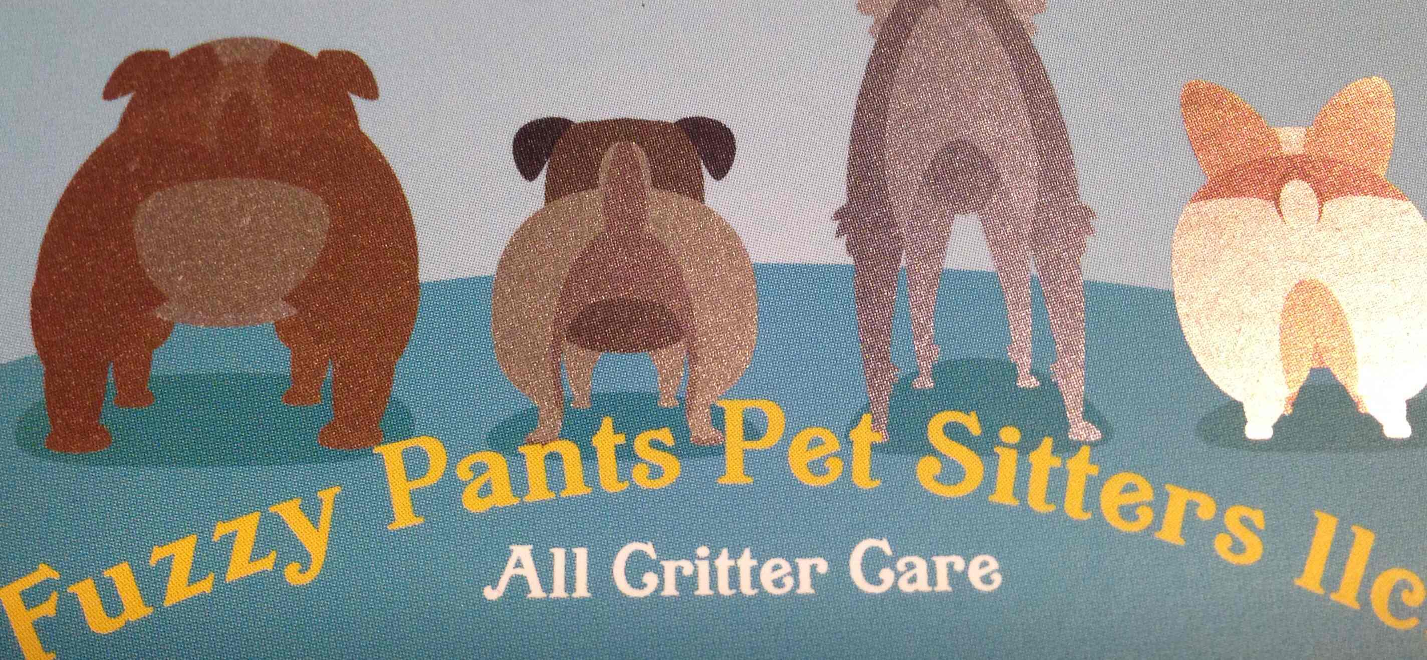 Logo for Fuzzy Pants Professional Pet Sitters LLC