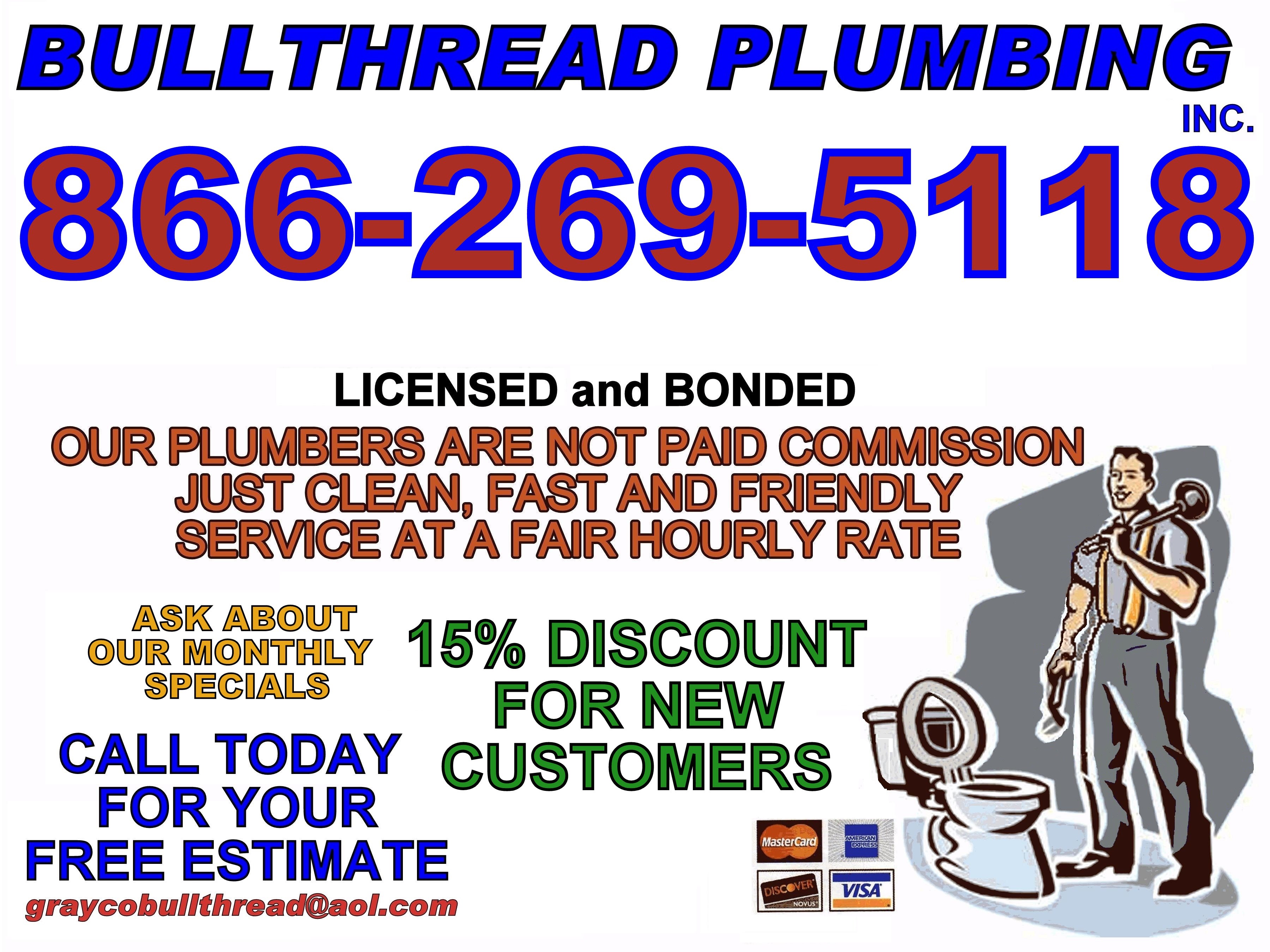 Bullthread Plumbing INC logo