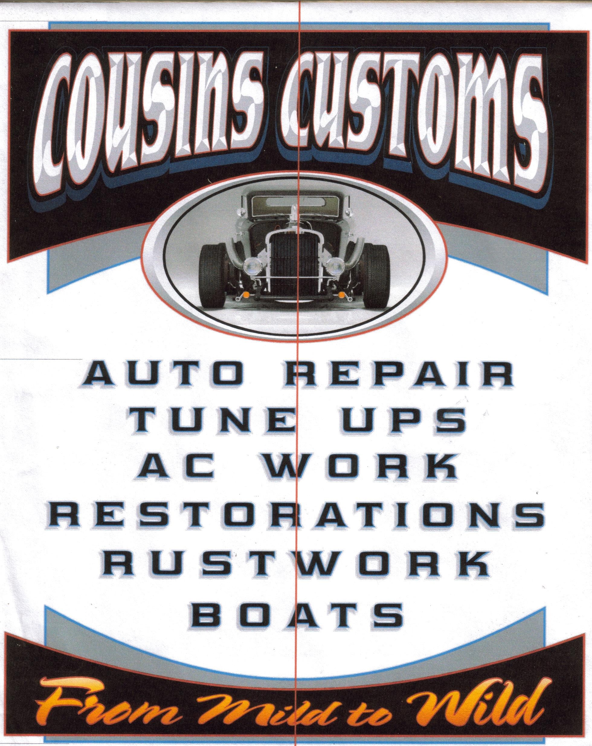 Cousins Customs logo