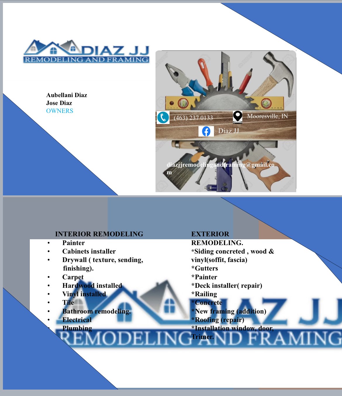 Avatar for Diaz jj remodeling and framing LLC