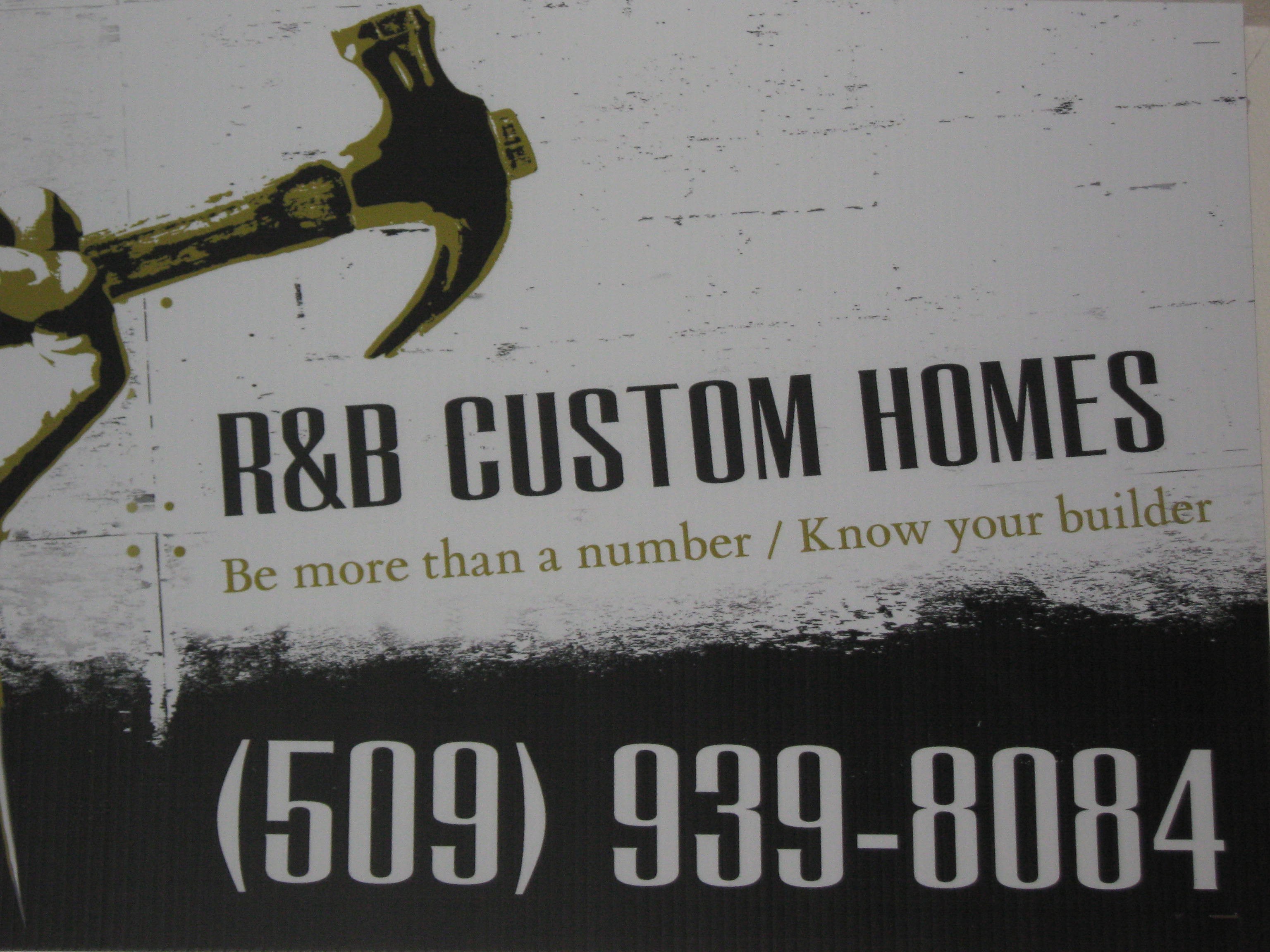 R and B Custom Homes Inc. logo