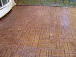 Stamped and Colored Patio