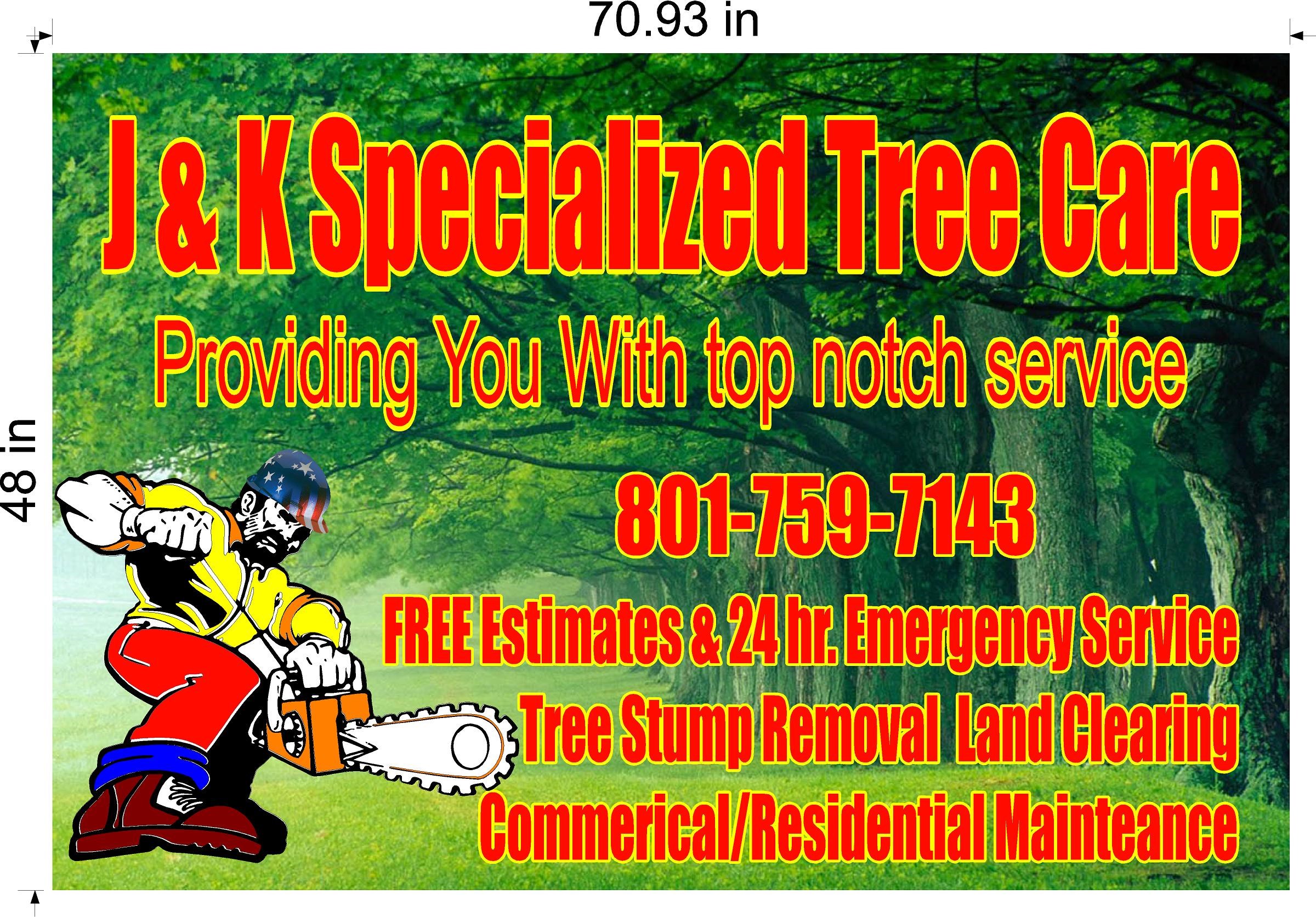 J & K Specialized Tree Care logo