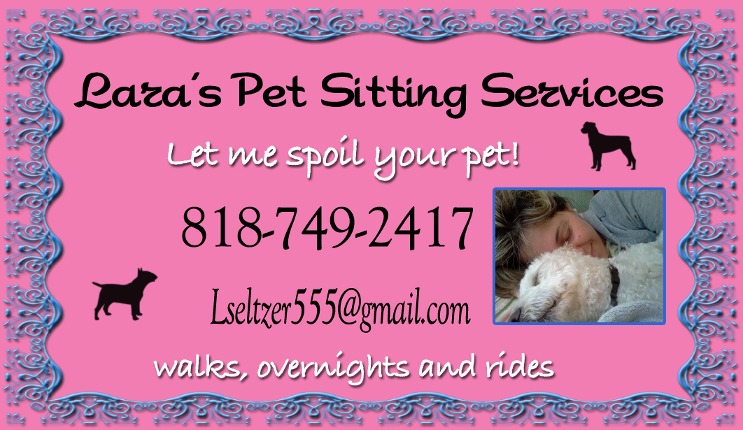 Logo for Lara's Petsitting Service