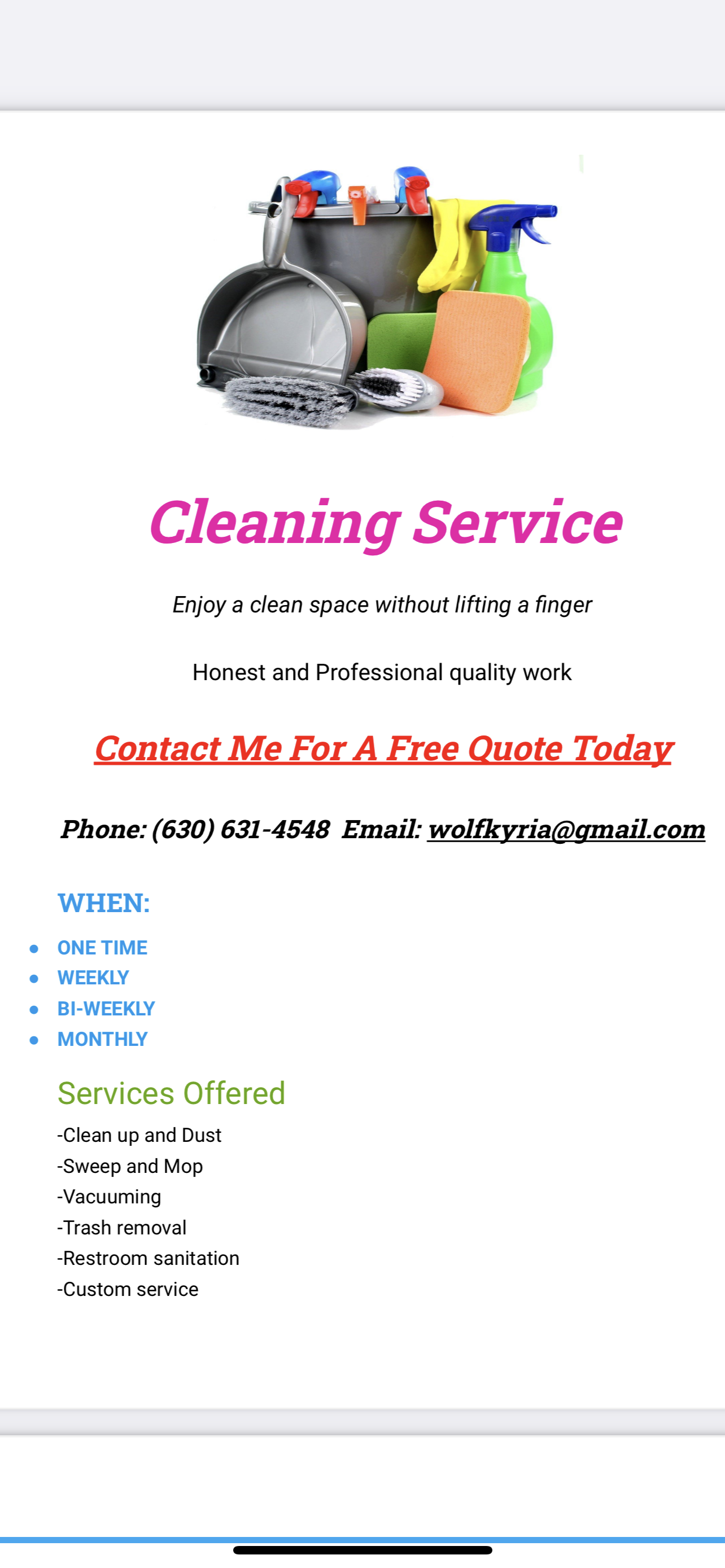 Avatar for Kays Cleaning Service