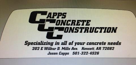 CAPPS CONCRETE CONSTRUCTION logo