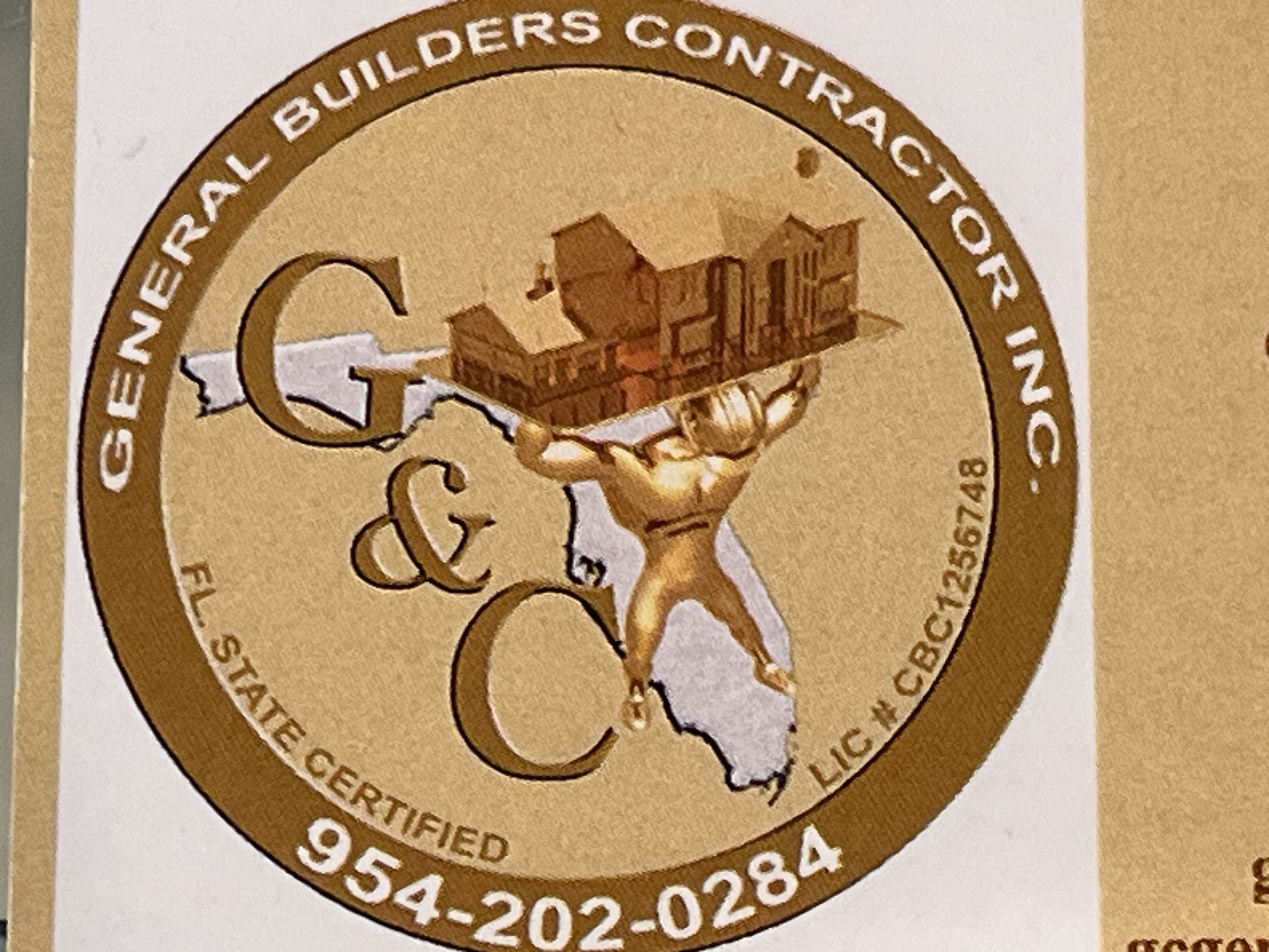 Logo for G&C General Builder Contractors Inc.