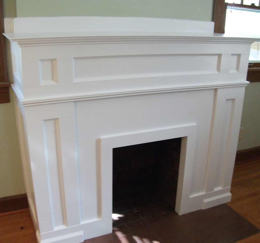Custom Fireplace Wrap