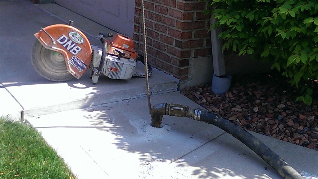 sidewalk before