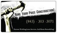 Logo for Name Your Price Construction