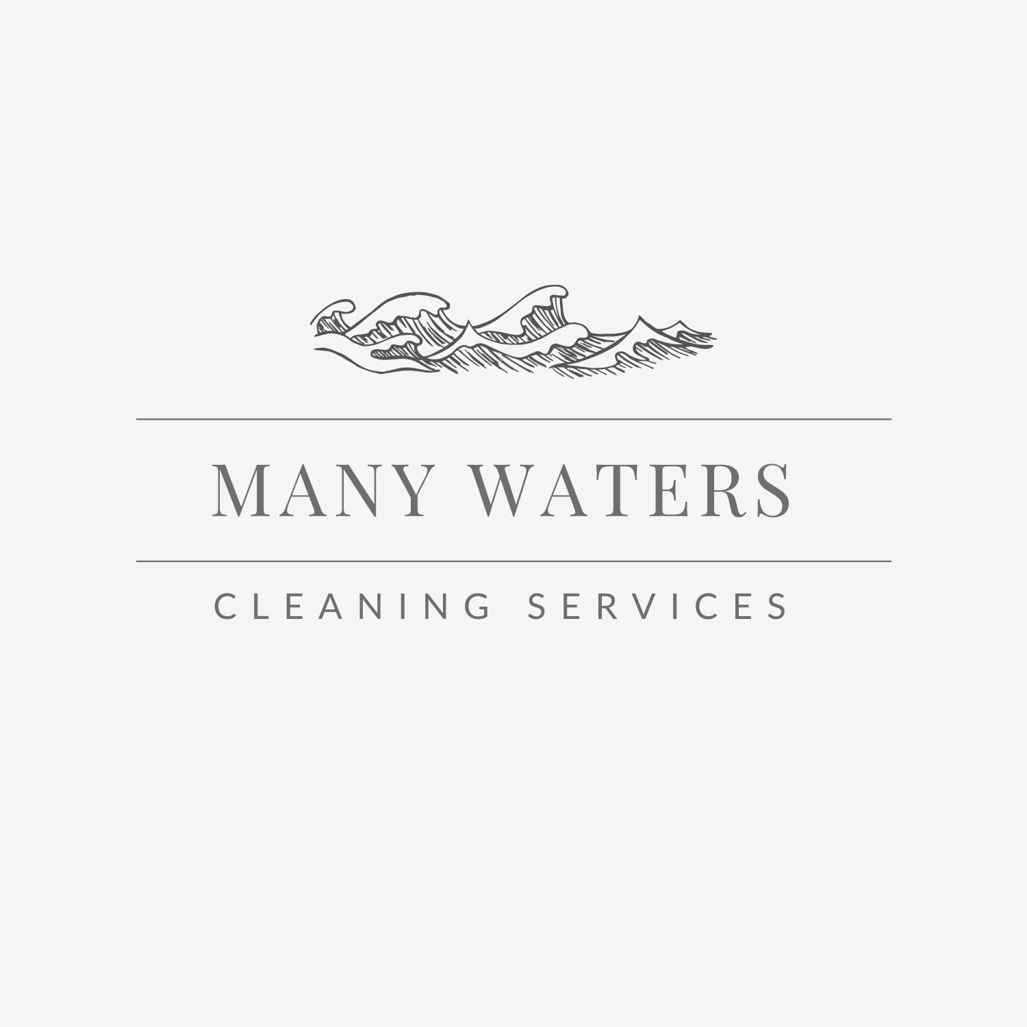 Logo for Many Waters Cleaning Services