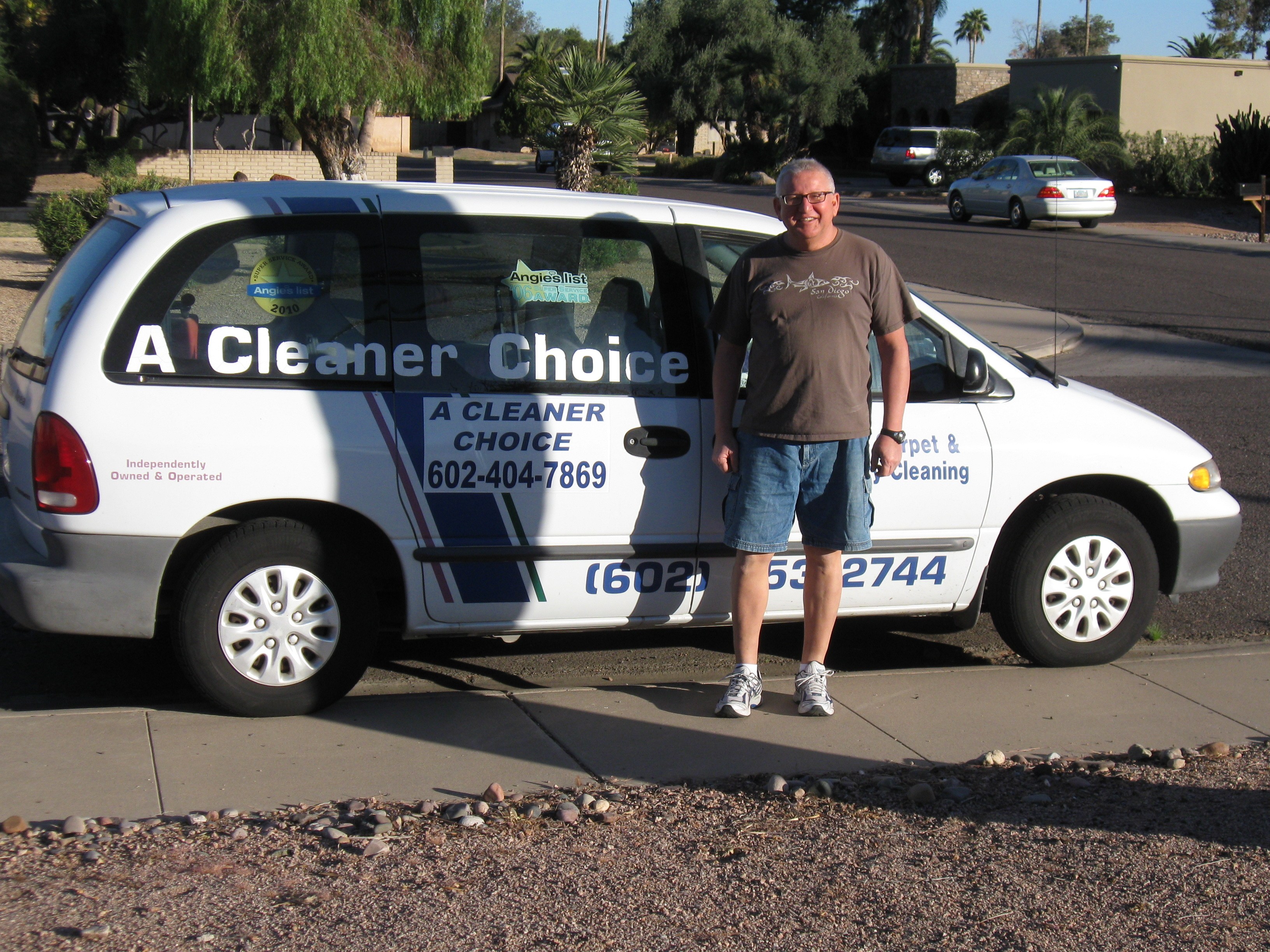 Logo for A Cleaner Choice by John Chotras - Carpet Cleaning