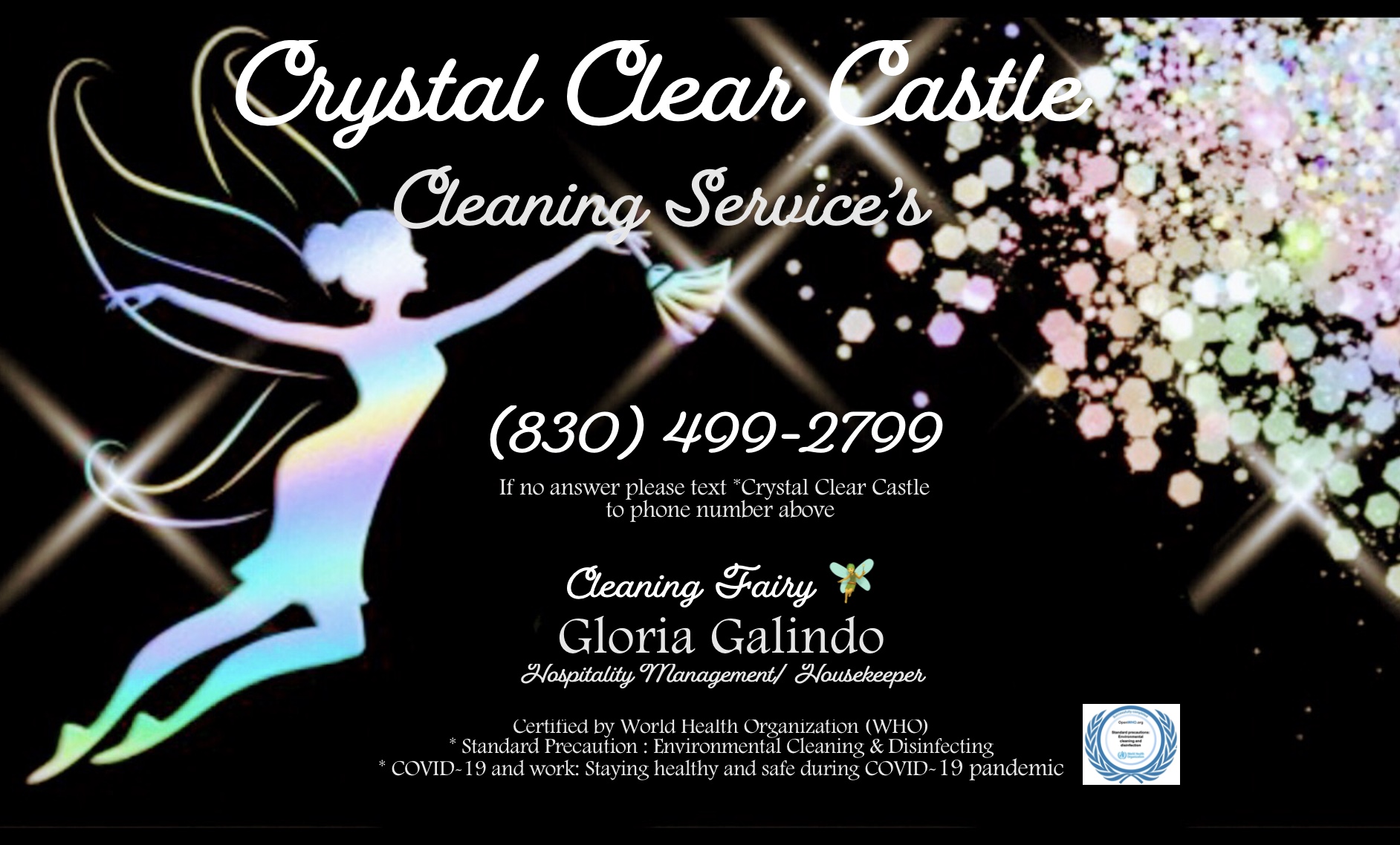 Crystal Clear Castle Cleaning Services logo