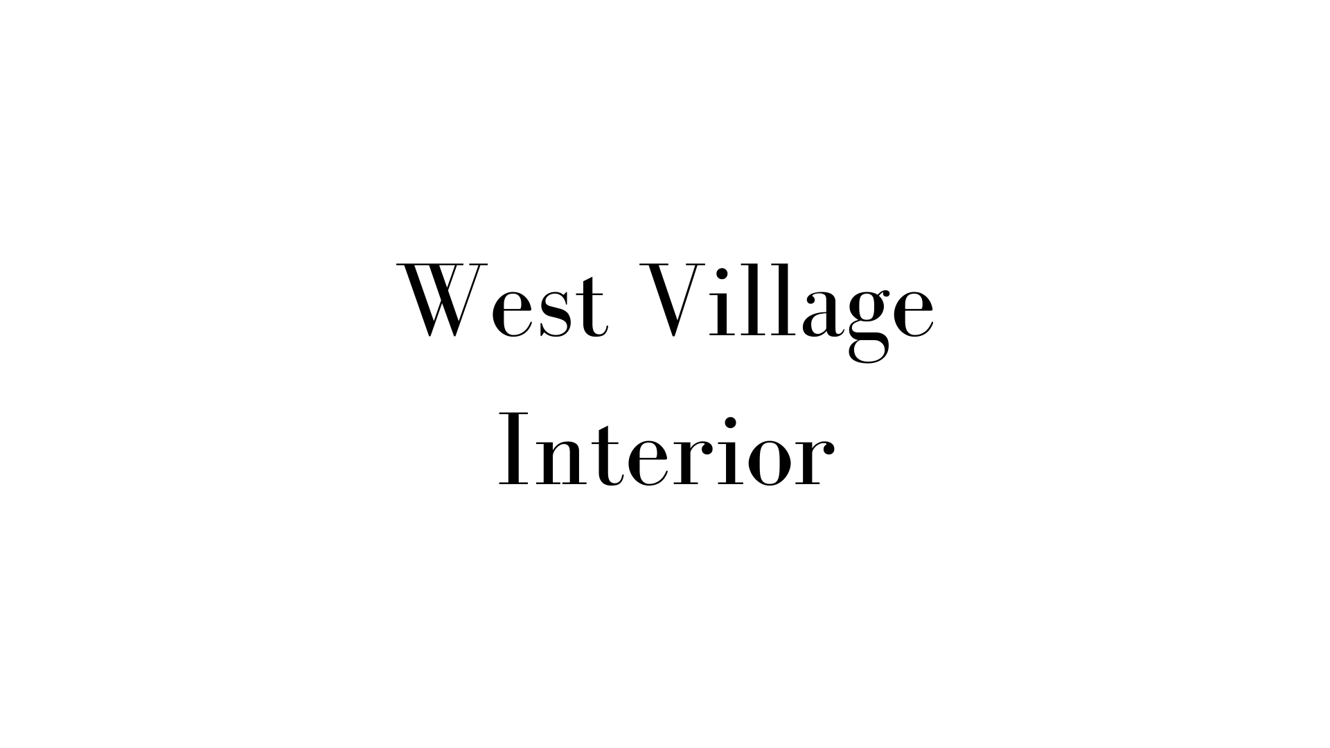 West Village Interior logo