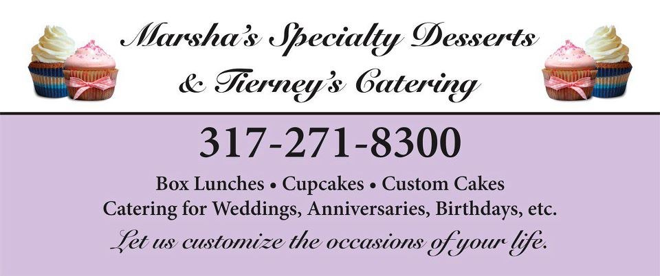 Logo for Marsha's Specialty Desserts & Tierney's Catering