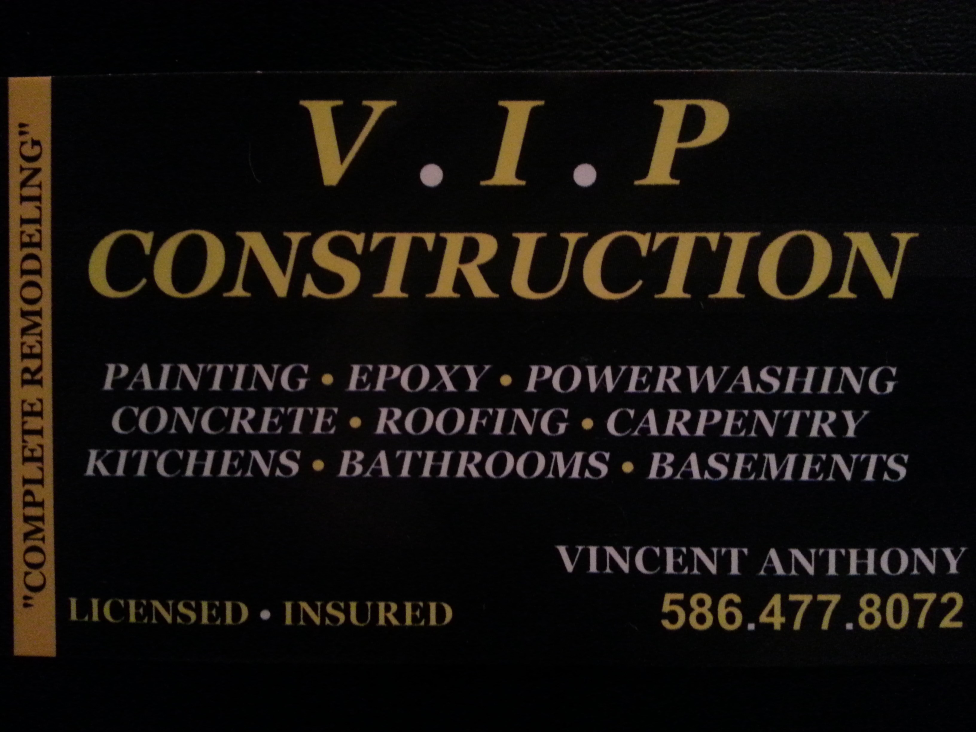 VIP PAINTING & CONSTRUCTION, LLC logo
