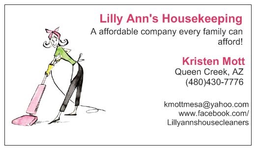 Lilly Ann's Housekeeping logo
