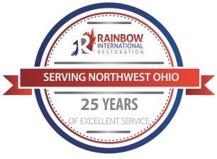 Logo for RAINBOW INTERNATIONAL RESTORATION AND CLEANING CO.