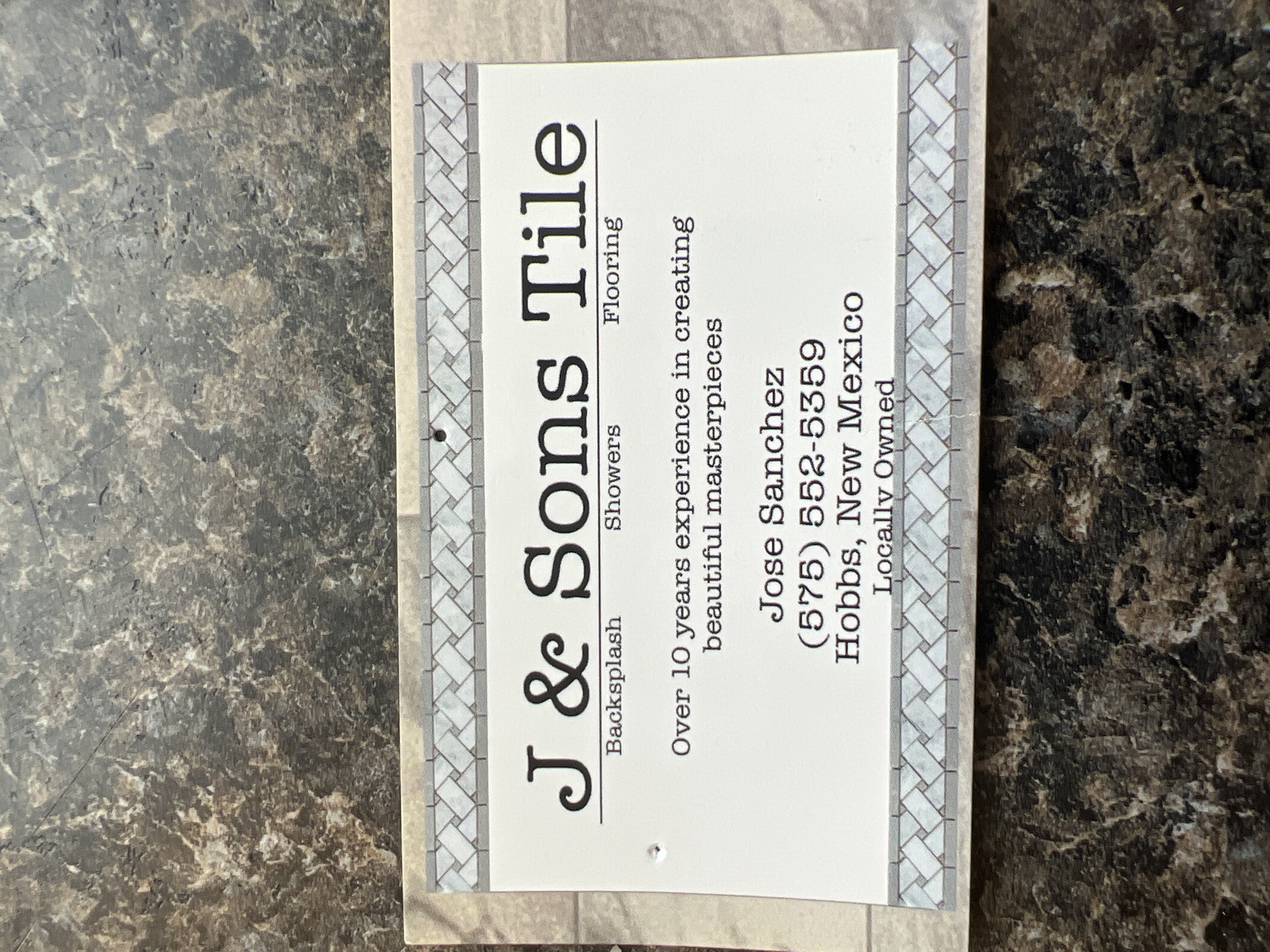 Avatar for J and Sons tile