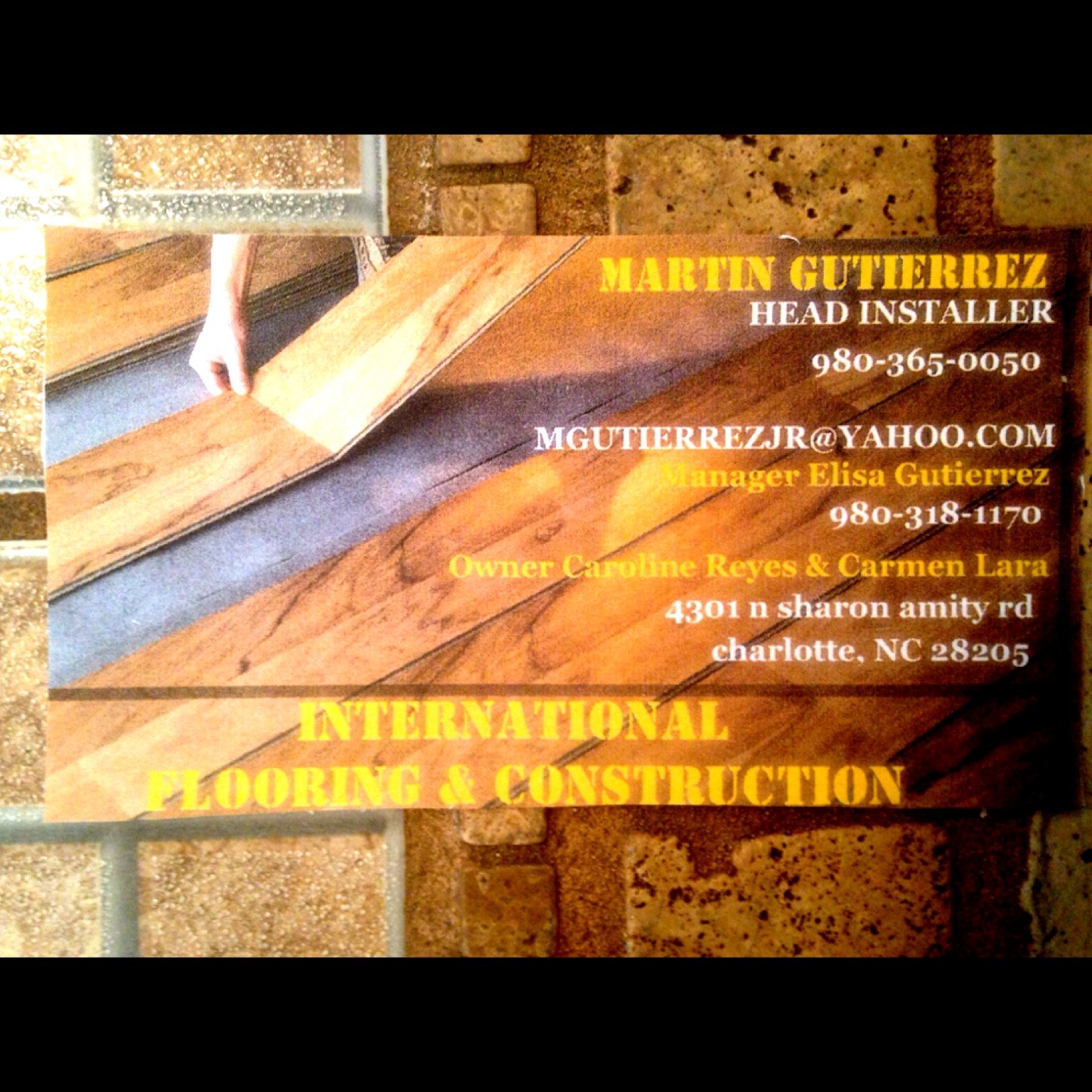 International Flooring & Construction logo