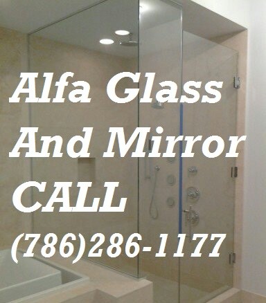 Alfa Glass and Mirror logo