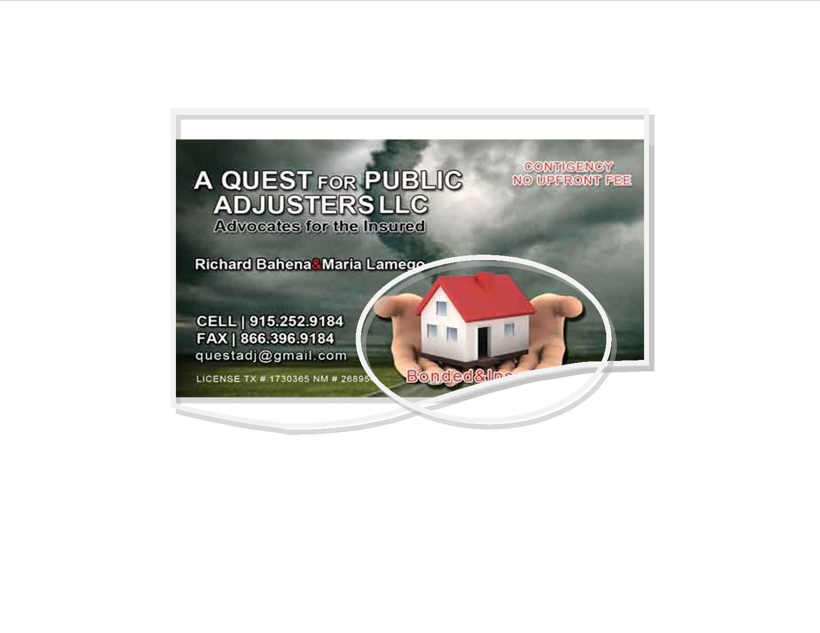 Avatar for QUEST LLC dba A QUEST for PUBLIC ADJUSTERS